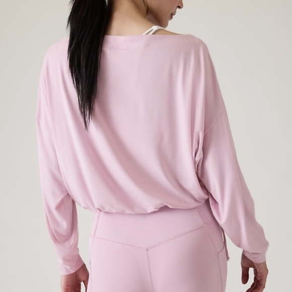 Athleta Cool Down Top in Begonia Pink NWT (SIZE M, L, XL) - Picture 4 of 16